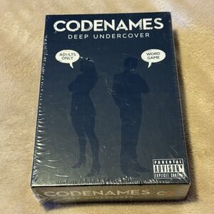 Codenames Deep Undercover Adult Party Game CGE NEW SEALED
